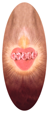 Heart Rose Copper